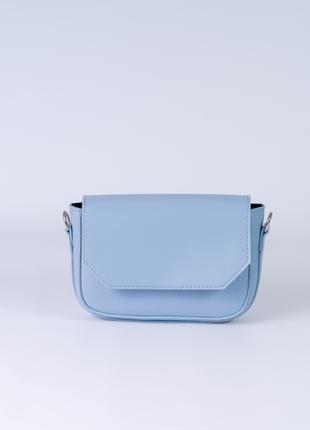 Женская сумка голубая сумка кроссбоди сумка через плечо клатч