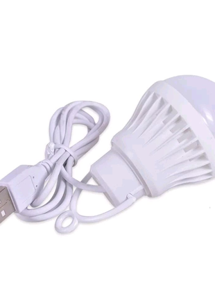 Пікнік Лампа лампочка led лед з кабелем юсб/usb