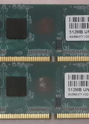 Apacer 1Gb(2 по 512 Mb) DDR2-800 INTEL/AMD Тест ОК