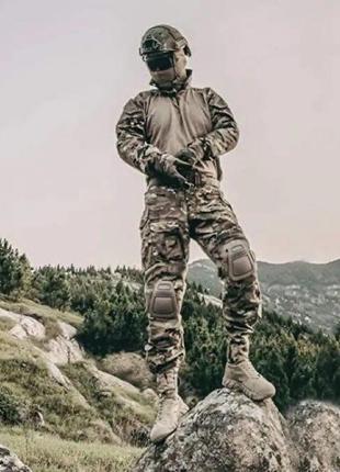 Тактичний костюм Multicam Штурмова бойова форма сорочка убакс