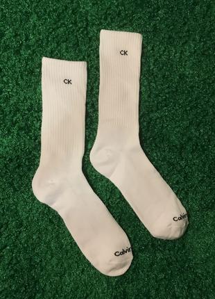 Оригінальні Білі шкарпетки Calvin Klein