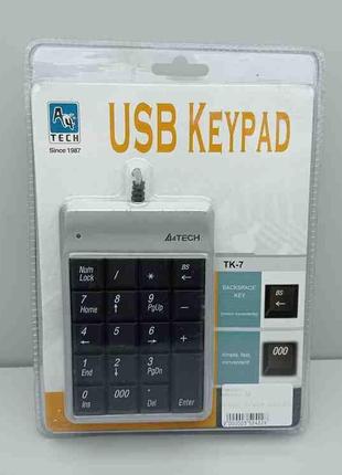 Клавиатура компьютерная Б/У A4Tech TK-7 USB