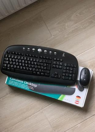 Без проводная клавиатура та мишка Logitech Cordless desktop USB P