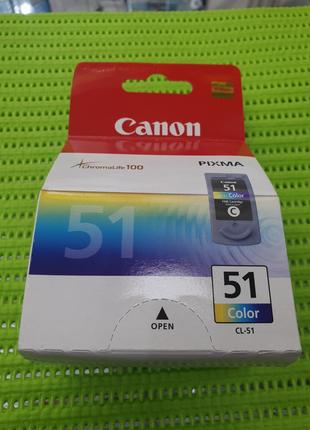 Картридж Canon CL-51 Color (0618B001) Оригінал! Новий!