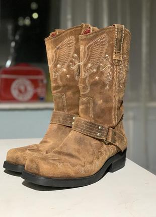 Ковбойські шкіряні чоботи fender -41, 26 см