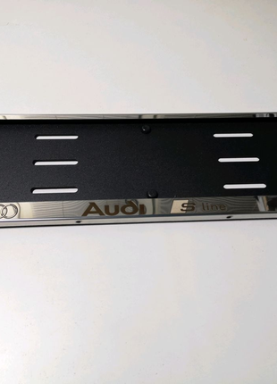Рамка для номера Audi S line