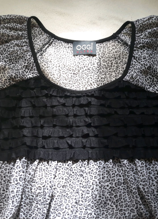 Женская блузка блузочка Леопард OGGI размер XS-S