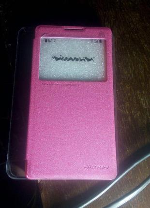 Чохол-книжка для смартфону Nillkin Lenovo P90/K80 pink
