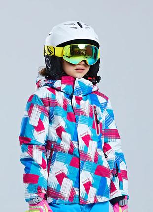 Детская куртка со светоотражающими элементами, зимняя лыжная D...