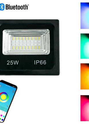 Светильник RGB для подсветки фасадов LED Flood Light 25W с Blu...