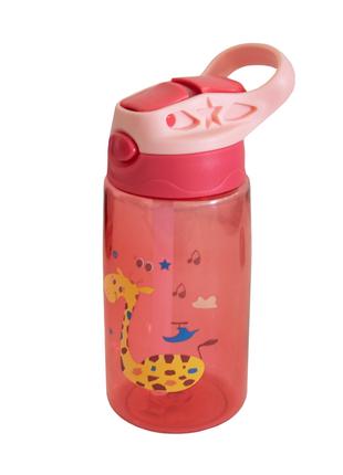 Бутылка для воды с трубочкой Baby пластиковая bottle LB400 500...