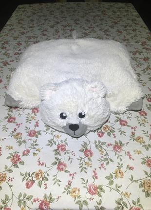 Іграшка подушка білий ведмідь