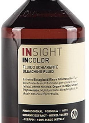 Отбеливающий флюид для волос Insight Incolor Bleaching Fluid