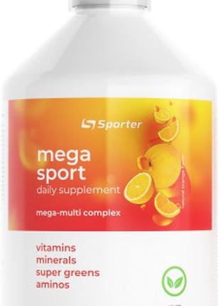 Витаминно-минеральный комплекс Sporter Mega Sport 500 мл Orange