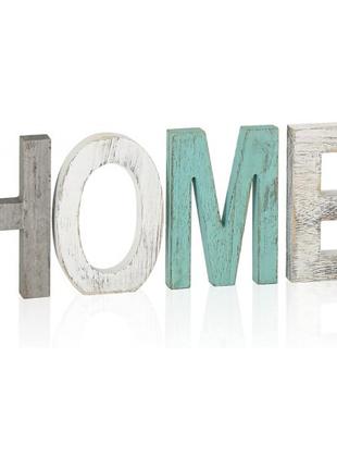 Буквы деревянные для создания надписи HOME, для дизайна интерьера