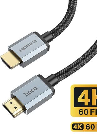 Кабель HDMI на HDMI 4K 60Hz Hoco High Definition ultra HD (2m,...