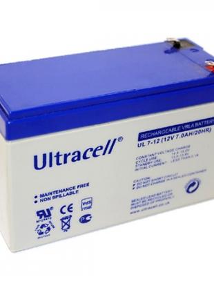 Аккумуляторная батарея Ultracell UL7-12 AGM 12V 7Ah