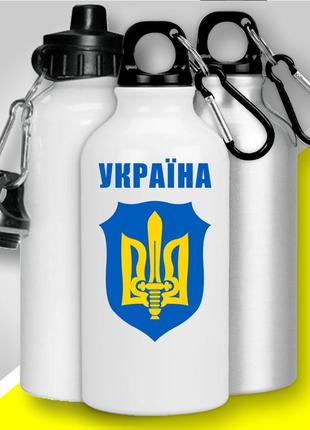 Фляга термо з карабіном "україна" патріотична