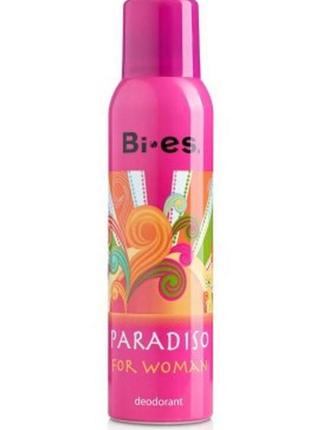 Bi-es paradiso 150 мл. парфюмированный дезодорант-спрей женски...