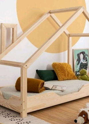 Ліжка для дітей з натурального дерева