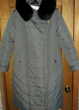 Новая зимняя куртка-пальто большого размера
