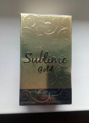 Парфюмированная вода Sublime Gold