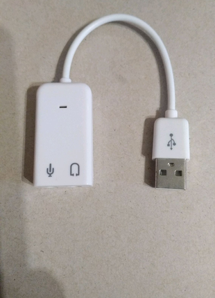 USB звуковая карта с гибким кабелем