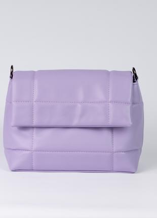 Женская сумка лавандовая сумка сиреневая сумка через плечо фиолет