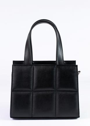Женская сумка черная сумка квадратная сумка черный клатч мини
