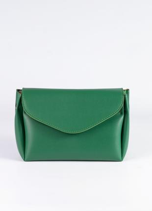 Женская сумка зеленая сумка через плечо зеленый клатч мини сумка