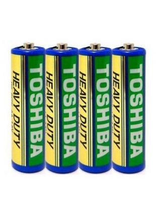 Батарейка солевая TOSHIBA R6 AA Heavy Duty (1 батарейка)