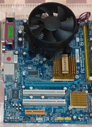 775 Gigabyte GA945GCMX-S2 + Intel Celeron E3400 Box + 1,5Gb DDR2