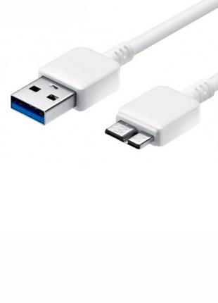 Кабель Sertec USB 2.0 AM/Samsung Note 3, білий (1.5м)