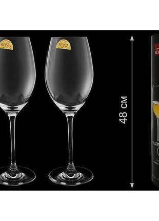 Набор бокалов для вина Rona Chateau set 410ml 2 бокала тубус (...