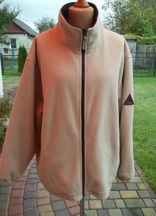 ( l - 50 / 52 р ) мужской флисовый толстый свитер кофта куртка...