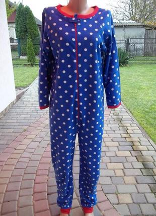 (  s - 44  р ) женская пижама кигуруми комбинезон флисовый б/у