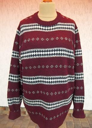 (52/54р) полушерстяной свитер кофта джемпер пуловер  оригинал ...
