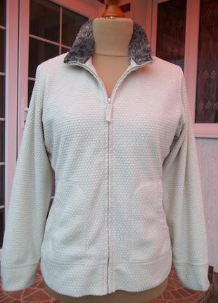 (48/50р) marks spencer флисовый  свитер кофта  женская