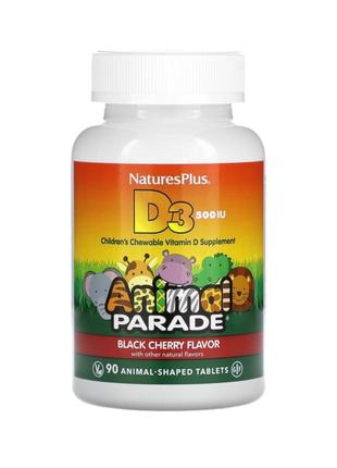 NaturesPlus, Source of Life, Animal Parade, витамин D3, с нату...