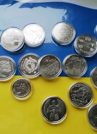 Колекція, набір монет 10 грн, Збройні сили України, ВСУ, ТРО