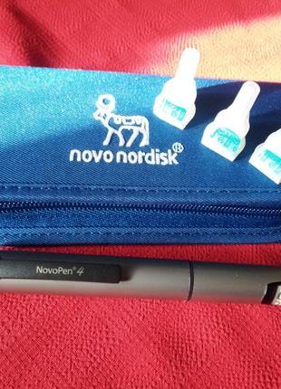Шприц ручка для iнсулiна novo nordisk novo pen4 +футляр+ 3 голки
