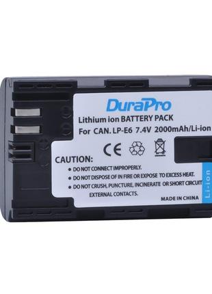 Аккумулятор Durapro LP-E6 для Canon