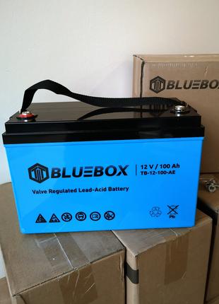 Акумулятор, батарея, тяговий, VRLA, AGM Bluebox 100 Ah 12v