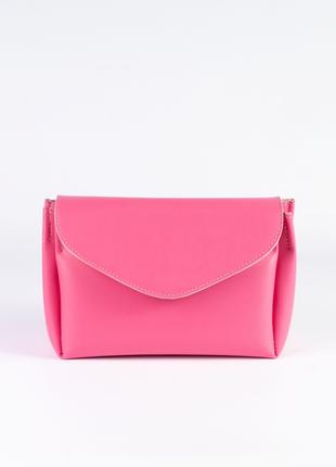 Женская сумка розовая сумка через плечо розовый клатч мини сумка