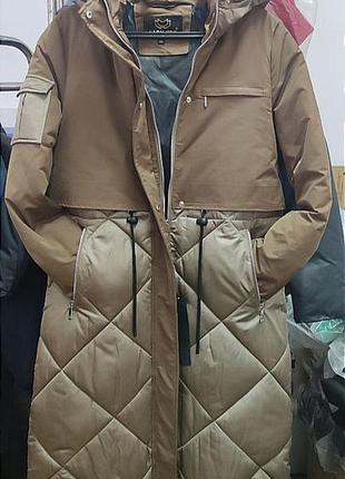 Длинная женская куртка, пуховик, парка, пальто