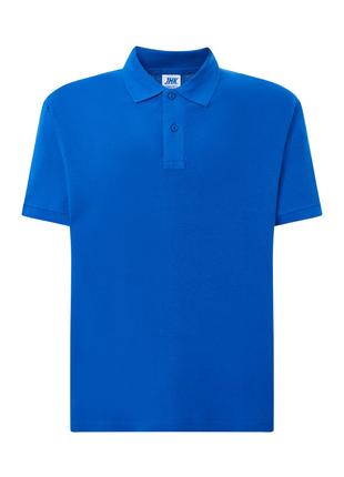 Мужская рубашка-поло JHK, POLO REGULAR MAN, синяя футболка пол...