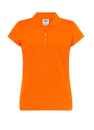 Жіноча сорочка-поло JHK, Polo Regular Lady, помаранчева футбол...