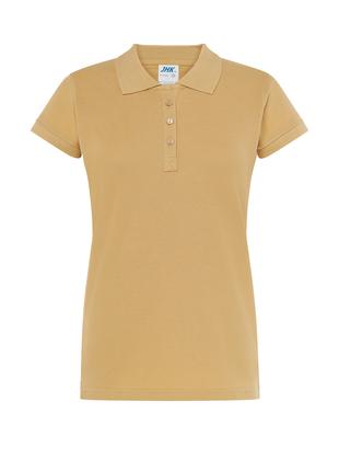 Женская рубашка-поло JHK, Polo Regular Lady, песочная футболка...