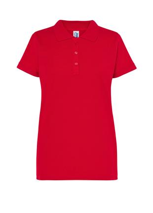Женская рубашка-поло JHK, Polo Regular Lady, красная футболка ...
