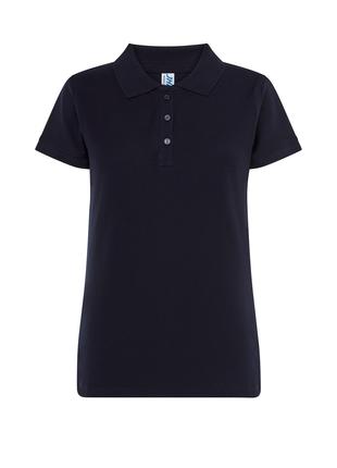 Женская рубашка-поло JHK, Polo Regular Lady, темно-синяя футбо...